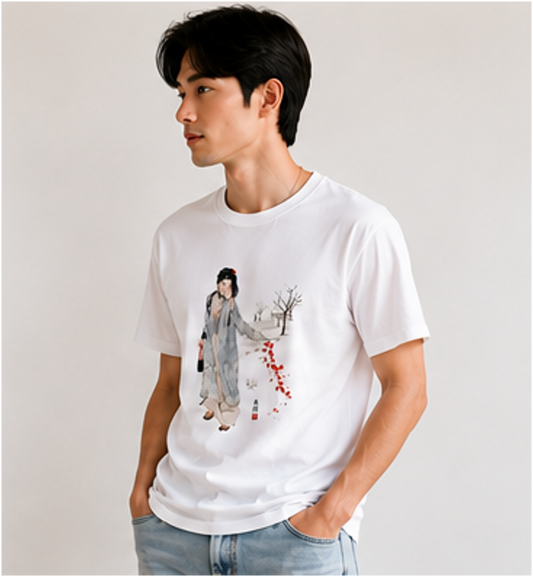 Elegant Eastern Beauty Graphic T-Shirt