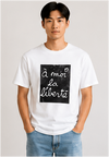 A Moi La Liberté Script Graphic T-Shirt