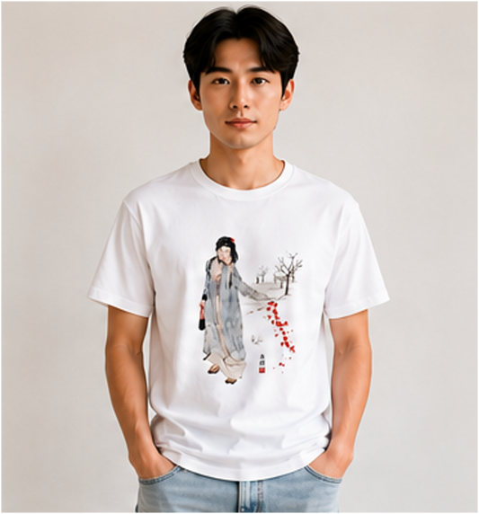 Elegant Eastern Beauty Graphic T-Shirt