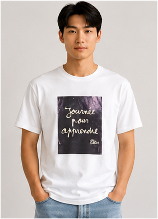 Journée Pour Apprendre Typography Graphic T-Shirt
