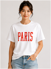 Paris Bold Typography Graphic T-Shirt